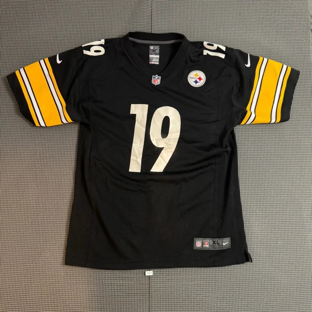 Nike NFL Pittsburgh Steelers JuJu Smith-Schuster 19 Jersey Youth XL Black